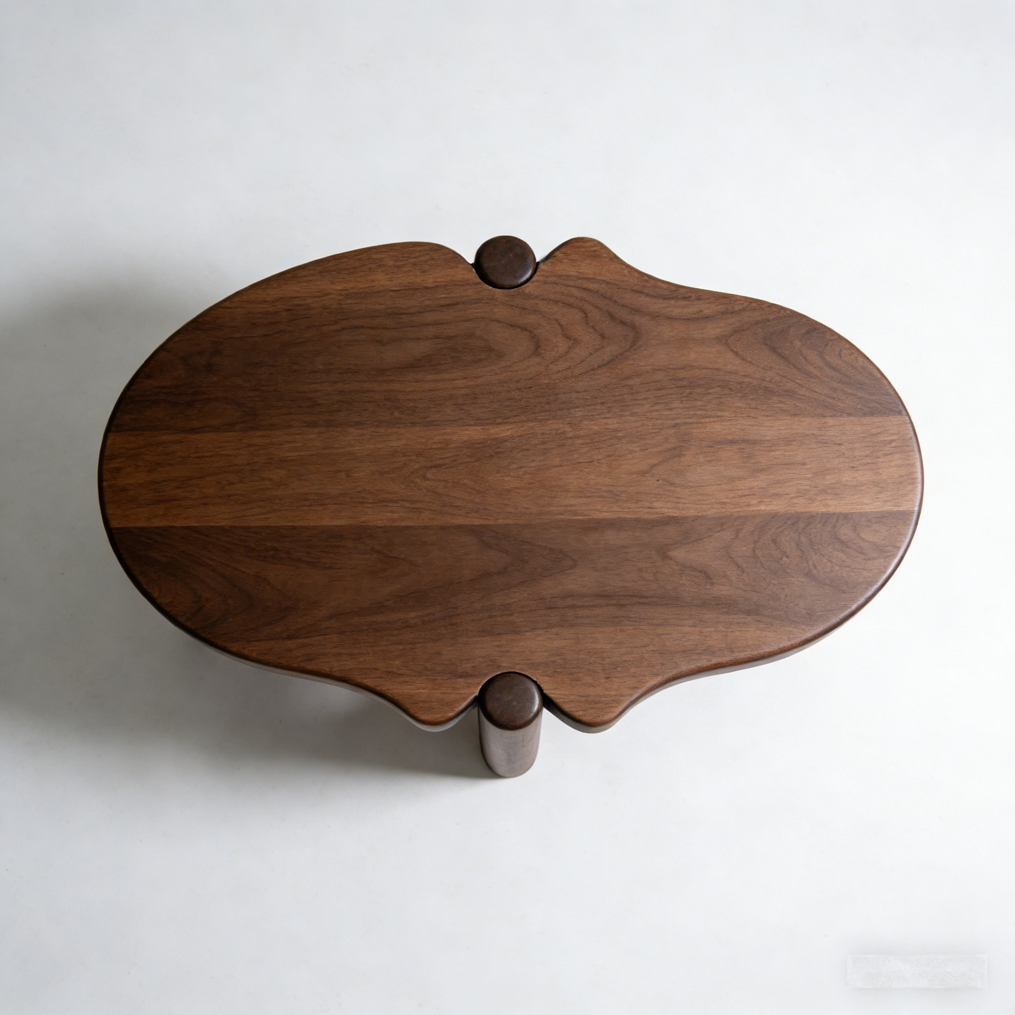 OrganicFlow Walnut Coffee Table